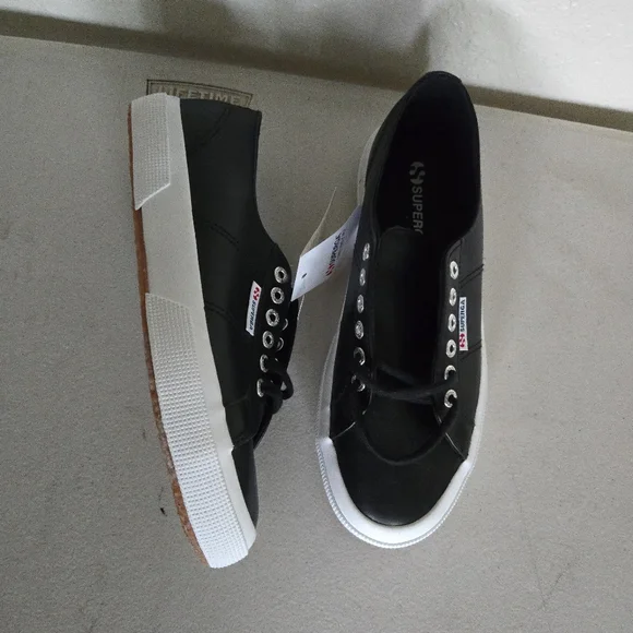 Superga 2750 Nappa Leather Classic Sneaker Women Size 10 New 082025 - Picture 6 of 9